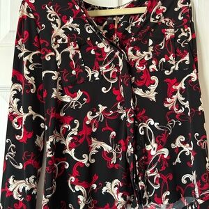Dana Buchman Black & Red Women's Top